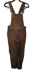 Anthropologie Sky & Sparrow Rich Espresso Brown Corduroy Overalls Coveralls Sz S - Bild 1 von 15