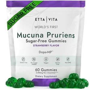 Dopamine - Sugar-Free Mucuna Pruriens Gummies (2g/serving) Energy & Focus Gum... - Picture 1 of 8