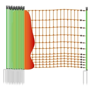50m Geflügelnetz 112cm Elektrozaun Weidezaun Hühnerzaun Hundezaun Euronetz Schaf - Bild 1 von 3