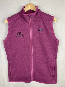 Patagonia Better Sweater Weste Damen XL Pink Reißverschluss Outdoor Rod & Gun Club Logo - Bild 1 von 11