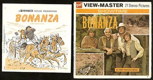 BONANZA Classic NBC TV WESTERN 1971 ViewMaster GAF 3 carretes paquete B 487a - Imagen 1 de 1