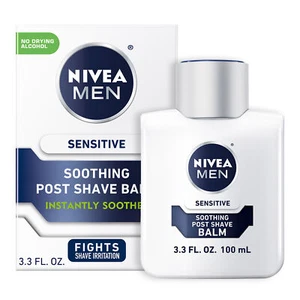 Nivea Men Post Shave Balm Sensitive Skin Soothing Natural Gentle 3.3 oz 6 Pack - Picture 1 of 5