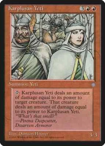 Karplusan Yeti (ICE 197) Lightly Played - MTG single - Picture 1 of 1