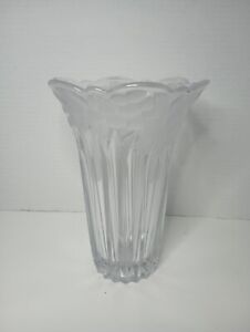 Vintage NIB Home Beautiful Garden Harvest Glass Vase 8 1/2"