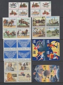 US 29c COMMEMS IN BLOCKS OF 4 (x8) MINT (ID:265/D43203) - Bild 1 von 1