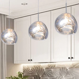 Modern Pendant Lights Glass Lamp Kitchen Ceiling Lights Hotel Chandelier Lights - Picture 1 of 27