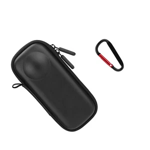 PU Black Zipper Storage Bag Carrying Protective Case for Insta360 X4 Camera - Photo 1 sur 10