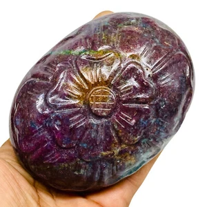 3106 Cts Certified Unheated Natural Ruby Hand Carved Huge Museum Size Gemstone - Picture 1 of 13