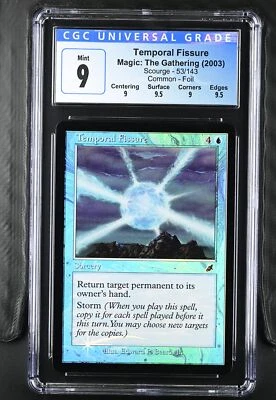 TEMPORAL FISSURE Scourge Foil C CGC 9 Q++ MTG [Nostalgium] - Image 1 of 2