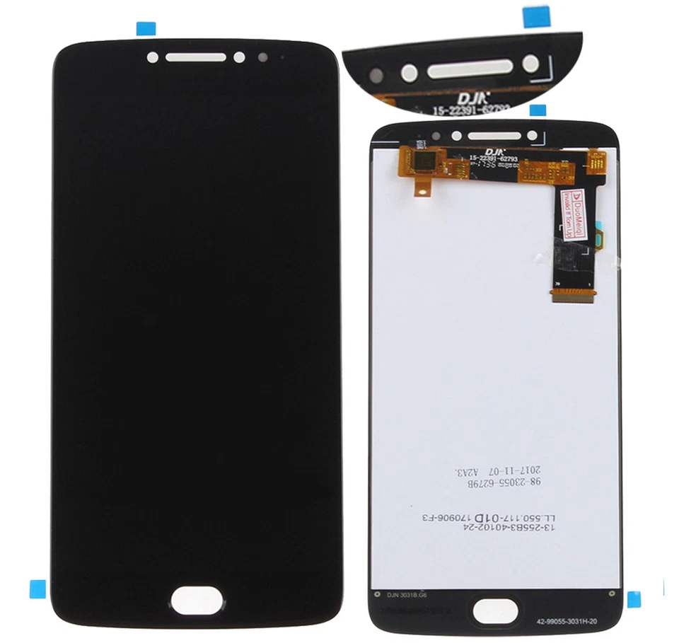 Black LCD Display + Touch Screen For Motorola Moto E4 Plus XT1770 XT1771 - Image 1 of 4