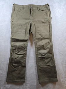 Duluth Trading Co Womens Double Knee Curvesetter Waistband Workwear Pants 34x28 - Picture 1 of 16