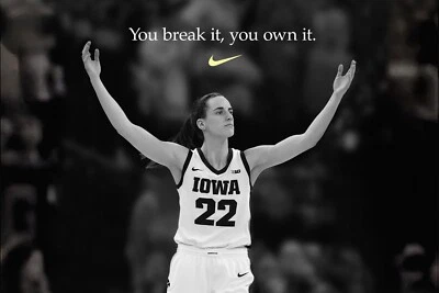 Caitlin Clark You Break It You Own It Poster, Caitlin Clark Poster