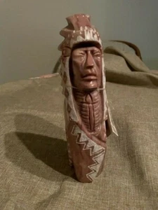 Native American Alabaster Sculpture - Picture 1 of 6