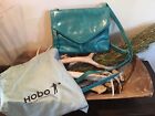 HOBO The Original Leather Crossbody Shoulder Bag Turquoise Green Blue