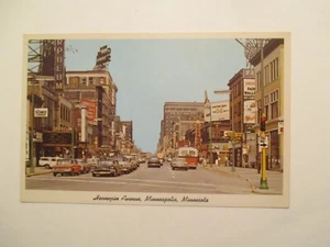 Minneapolis Minnesota Postcard Hennepin Avenue MN - Picture 1 of 2