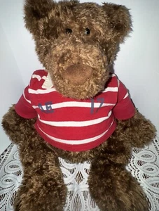 Gund 19" American Eagle Roscoe the Rugby Bear Plush Stuffed Animal - Picture 1 of 6