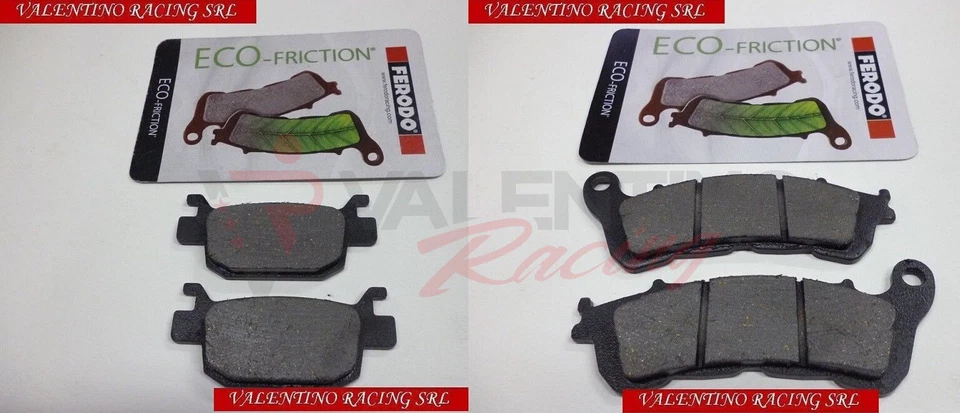 PASTIGLIE PASTICCHE ANTERIORI + POSTERIORI FERODO PER HONDA SH 300 2007 > 2015