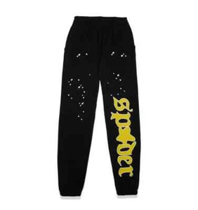 Sp5der Jeffery Sweatpants Black Size L🔥 New (Ship TODAY) 🚀*NEW* ✅LEGIT✅ - Picture 1 of 4