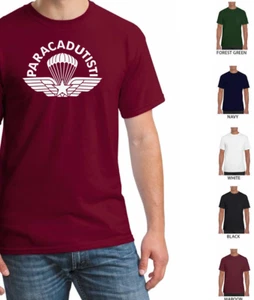 PARACADUTISTI ITALIAN PARATROOPER airborne forces t-shirt maroon baskenmütze pegasus - Bild 1 von 12