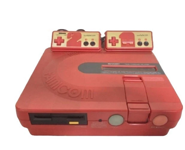 Console Twin Famicom AN-500R vermelho somente teste precioso raro - Imagem 1 de 1