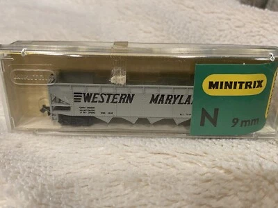 N Scale VTG NIB Minitrix 3277 Hopper W Maryland #51327700 - W11 Freight Train - Image 1 of 4