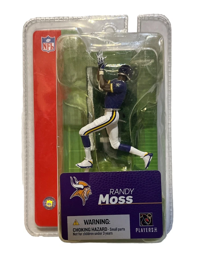 Randy Moss 3" Action Figure McFarlane Toys & Factory 2004 NFL