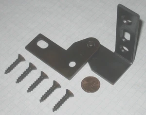 STANLEY #341-RH NUR UNTERER DREHPUNKT, STAHL, DUNKELBRONZE-PLATTIERT. RECHTSHÄNDER - Bild 1 von 3