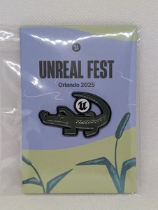 Epic Games Fortnite Unreal Engine Exclusive 2025 Unreal Fest Pin Gator Exclusive - Picture 1 of 3