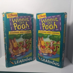 Winnie the Pooh - Pooh Learning - Sharing and Caring (VHS, 1994) - Picture 1 of 1