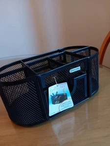 Rolodex Mesh Collection Oval Supplies Caddy, Black, Brandnew - Picture 1 of 8