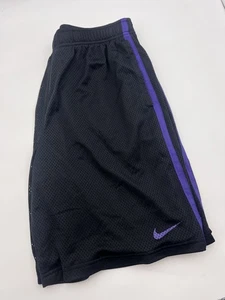 TCU Horned Frogs Nike Dri-Fit Athletic Shorts Men's Large Black/Purple Mesh - Picture 1 of 16