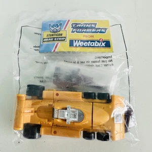 Rare Transformers Weetabix Stunticon Drag Strip Plastic Car Model *Sealed* - Picture 1 of 4