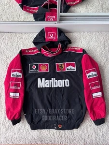 Ferrari Marlboro F1 Racing vintage jacket light puffer 90’s L-XL size - Picture 1 of 10