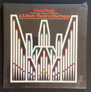 BACH - THE ART OF THE FUGUE LIONEL ROGG 2 LP BOX SET NEW SEALED CUT-OUT - Picture 1 of 4