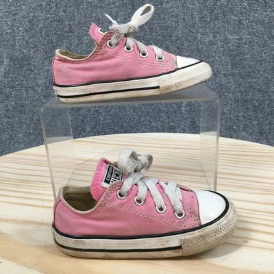 Zapatos Converse Niño Pequeño 7 Niñas Chuck Taylor All Star Zapatillas bajas 7J238 Rosa Foto 1 de 4