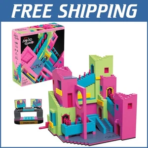 Recreate Iconic Moments: Squid Game Staircase Set with 1707 Pieces & Front Man - Picture 1 of 8