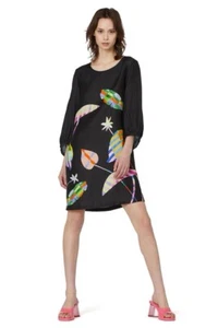 Gorman "Prime Time Placement" shift dress in black/multi size UK8 BNWT - Picture 1 of 11