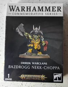 Games Workshop Warhammer Orruk Warclans Bazdrogg Nekk-Choppa BNIB New Sealed OOP - Picture 1 of 5