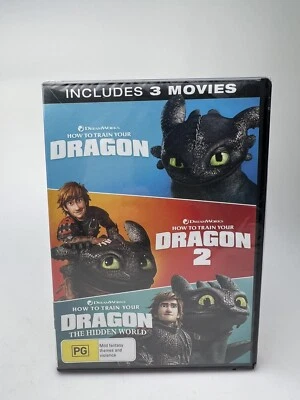 How to Train your Dragon: 3-Movie Pack DVD Set Brand New Sealed - Image 1 of 3