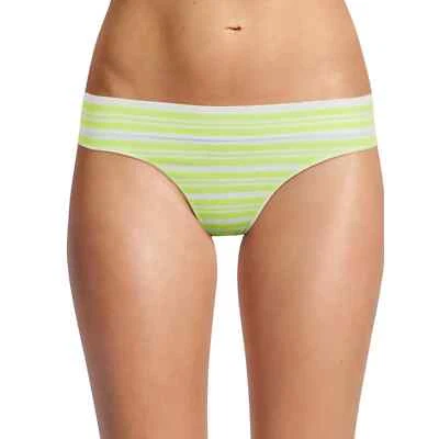 Bragas tanga sin costuras No Boundaries para mujer talla X-PEQUEÑAS rayas blancas cítricas Foto 1 de 2