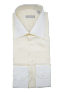 NEW STEFANO RICCI  Dress Shirt  100% Cotton Size 16.5  Us 42  Eu  ( C479) - Picture 1 of 2