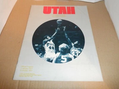 1977 UTAH vs UTAH STATE & PUGET SOUND BASKETBALL PROGRAM UTES AGGIES LOGGERS - Image 1 of 4
