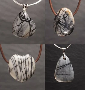 Unikat Edelstein Anhänger Picassomarmor Picassojaspis Picasso Jaspis Steinschatz - Bild 1 von 11