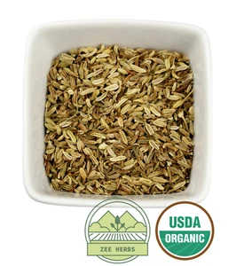 Organic Fennel Seed, Whole (Foeniculum vulgare) - Picture 1 of 1