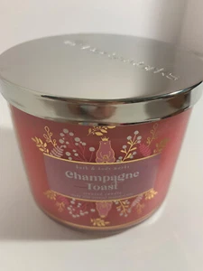 Bath And Body Works Champagne Toast 14.5 oz 3 Wick Scented Candle New - Picture 1 of 3