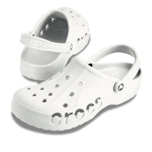 New Croc Baya Triple White Clogs Slip On Classics Slide Sandals Comfy 10126 001 - Picture 1 of 6