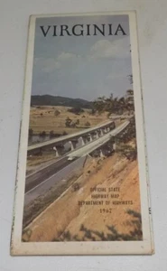 Hoja de ruta estatal oficial de Virginia 1967 - Imagen 1 de 1