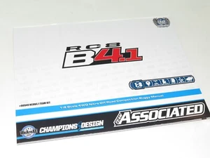 ASC80949 TEAM ASSOCIATED RC8B4.1 BUGGY INSTRUCTION MANUAL - Picture 1 of 1