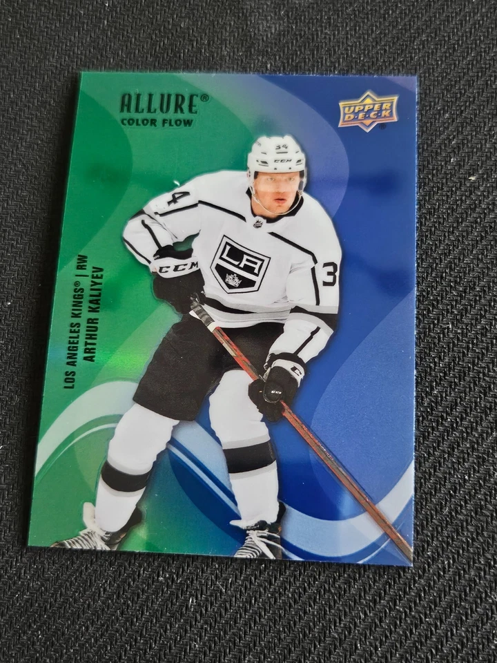 2022-23 Upper Deck Allure ARTHUR KALIYEV SF-92 Green Blue Color Flow - Image 1 of 1