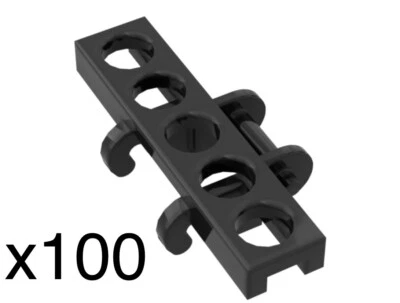 LEGO Technic Tread Link 100 QTY - Black - Bulk MOC Mindstorm - Image 1 of 2
